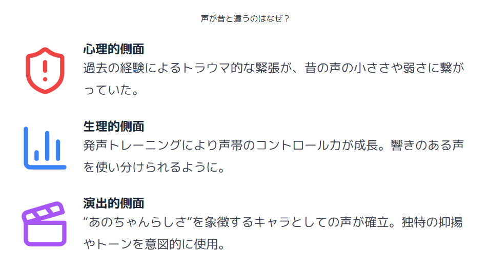 あのちゃん　声が昔と違うと言われるのはなぜか