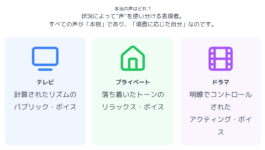 あのちゃん　本当の声はどれ？素のトーンとテレビでの使い分け