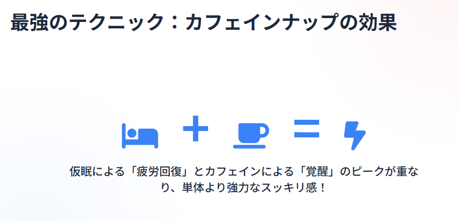 カフェインナップの実践方法