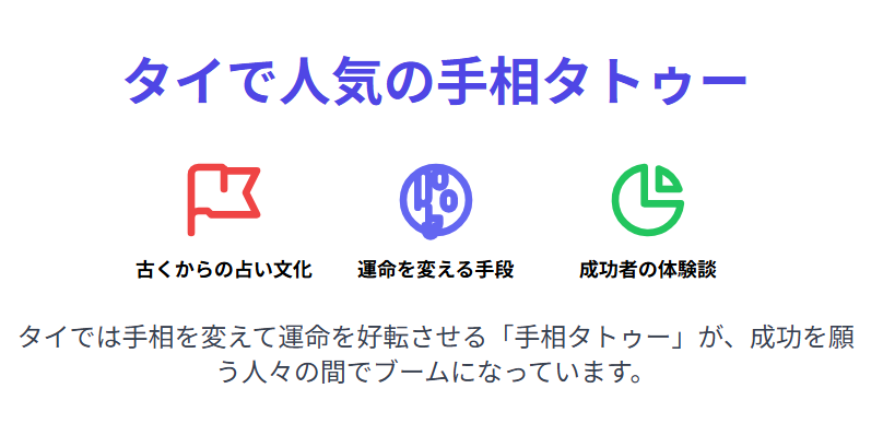 角由紀子がやった手相タトゥーはタイで人気?