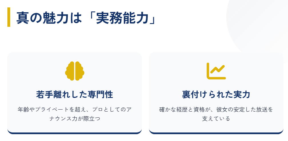 荒井理咲子　帰国子女ならではの高い英語力と資格