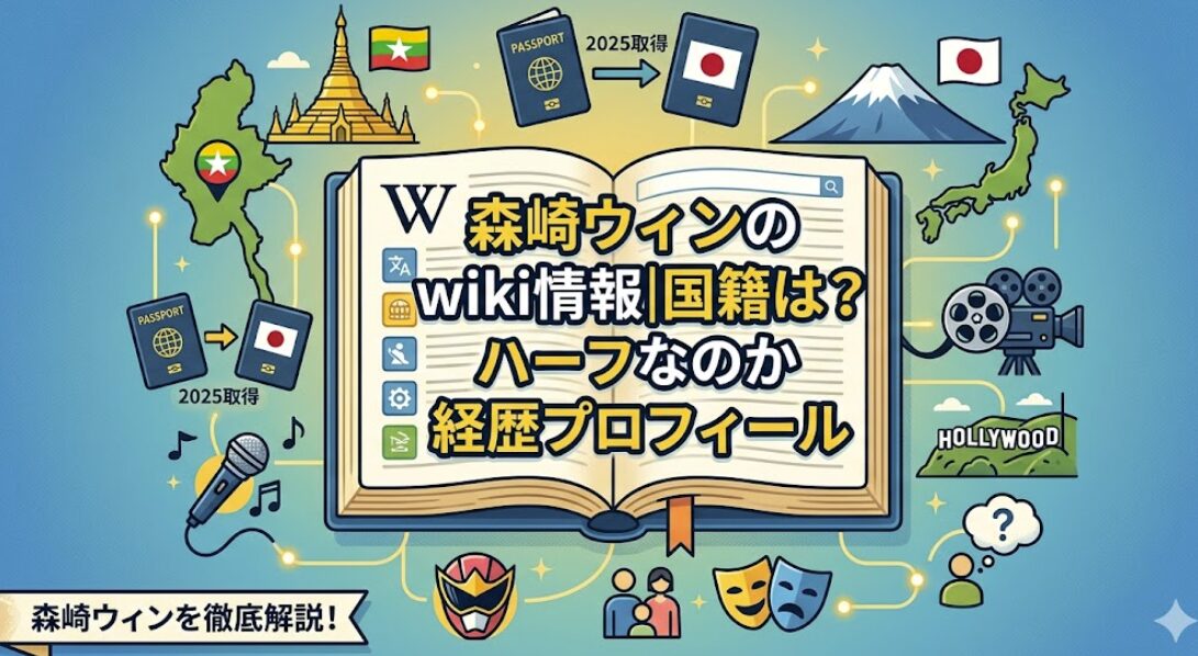 森崎ウィンのwiki情報|国籍は?ハーフなのか経歴プロフィール