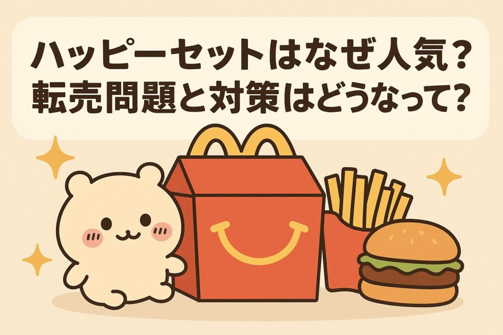 ハッピーセットはなぜ人気？転売問題と対策はどうなっている？