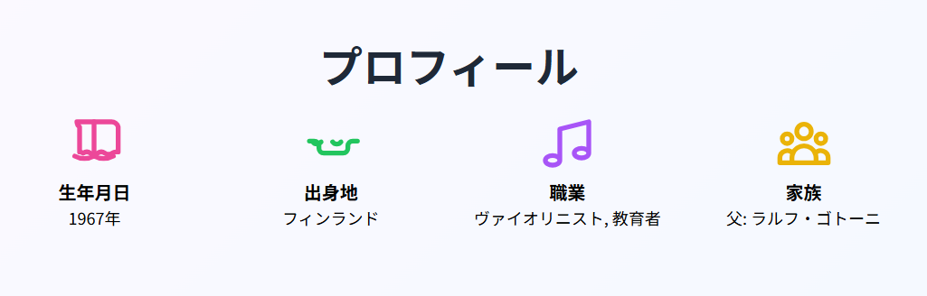 マークゴトーニ
プロフィールから見える音楽家としての歩み