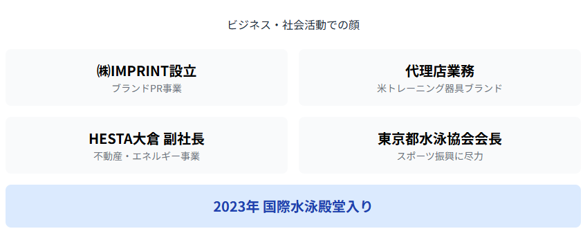 北島康介　現在がやばいとされる二つの顔