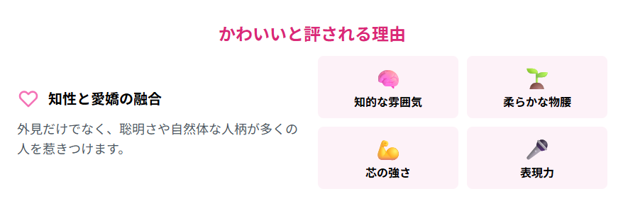 黒岩里奈　かわいいと評される理由