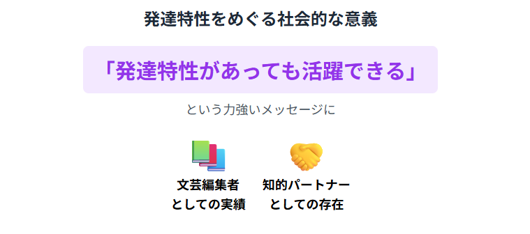 黒岩里奈　発達特性をめぐる社会的な意義