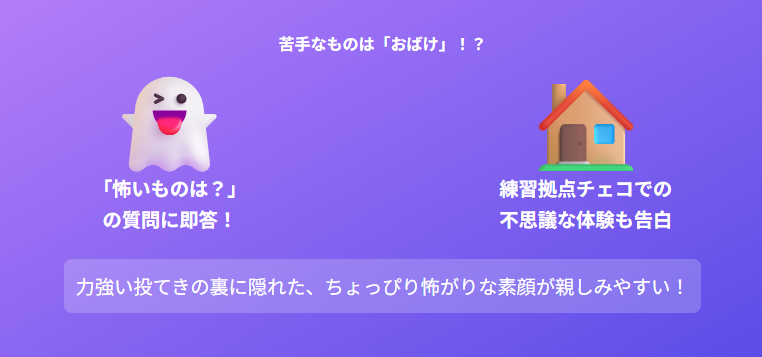 北口榛花 苦手なもの「おばけ」とユニークな素顔