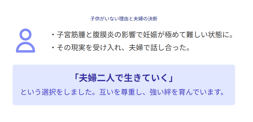 中井美穂　子供がいない理由と夫婦で下した決断