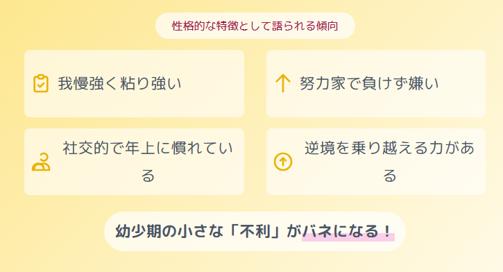 4月1日生まれ 性格的な特徴として語られる傾向