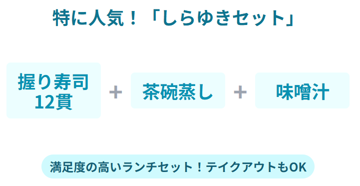 あかめ寿司のしらゆきセットを味わう魅力