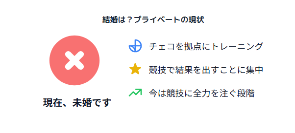 北口榛花　結婚はしているのか？プライベートの現状