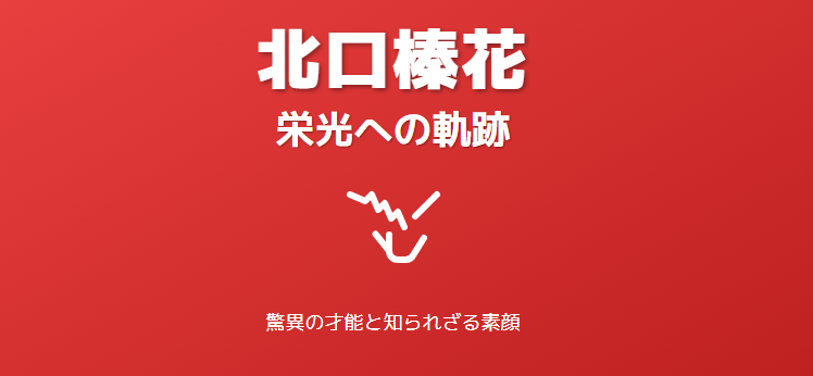 北口榛花のへそとキャリアに関するエピソード