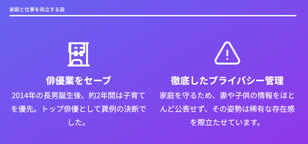 織田裕二 家庭と仕事を両立する姿