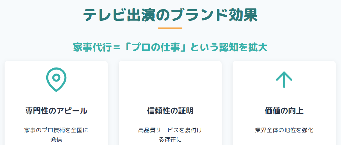 森尾ちか子 テレビ出演がミニメイド・サービス株式会社に与えたブランド効果