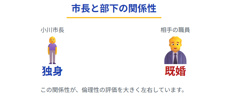 小川晶　独身なのはなぜかと既婚部下との関係性