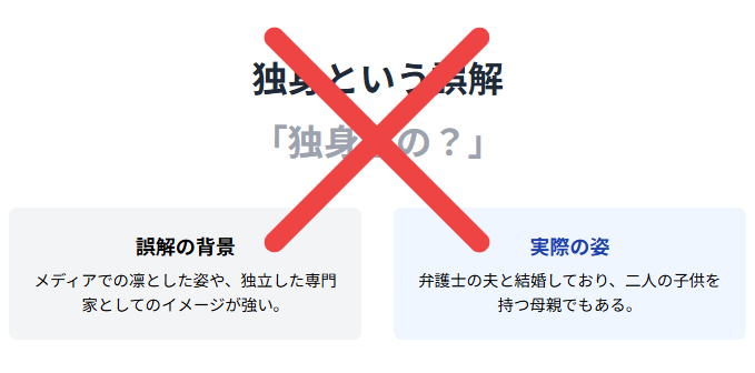 猿田佐世　独身ではないとわかる理由と誤解の背景