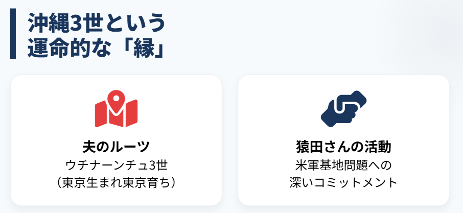 猿田佐世 旦那は沖縄3世の会社員という事実2