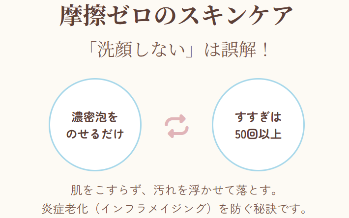 大地真央 「洗顔しない」は誤解!摩擦ゼロのスキンケアメソッドとは