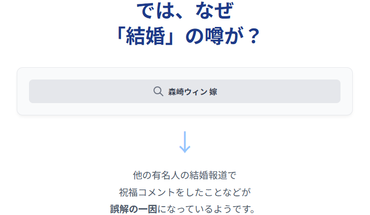 そもそも森崎ウィンは結婚してる?