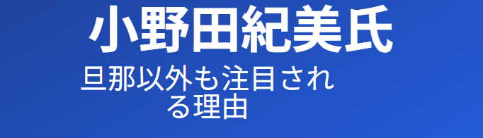 小野田紀美の旦那以外も注目される理由