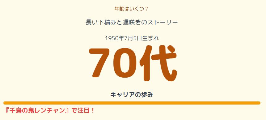 遅咲駿　年齢はいくつ？長い下積みと遅咲きのストーリー