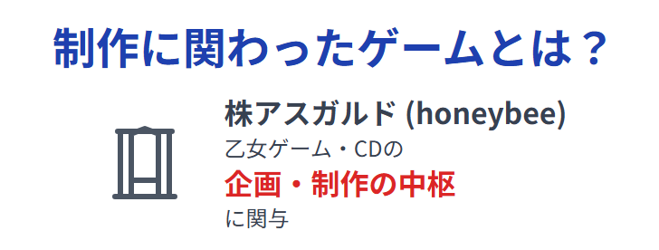 小野田紀美 制作に関わったゲームとは?