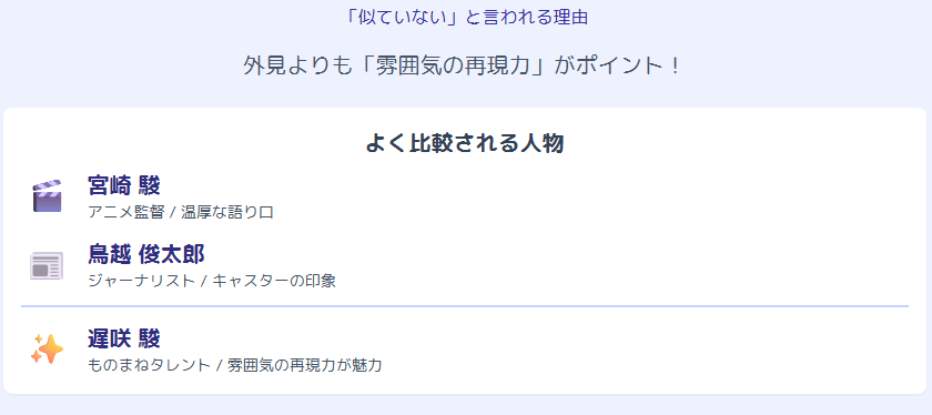 遅咲駿「似ていない」と言われる理由を宮崎駿本人と比較して検証