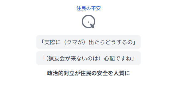積丹町 住民の不安:
