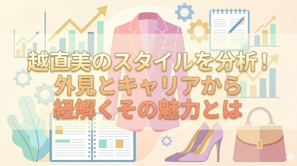 越直美のスタイルを分析！外見とキャリアから紐解くその魅力とは