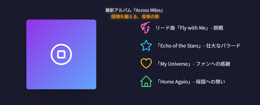 マイダリン　最新アルバム『Across Miles』と新曲の魅力