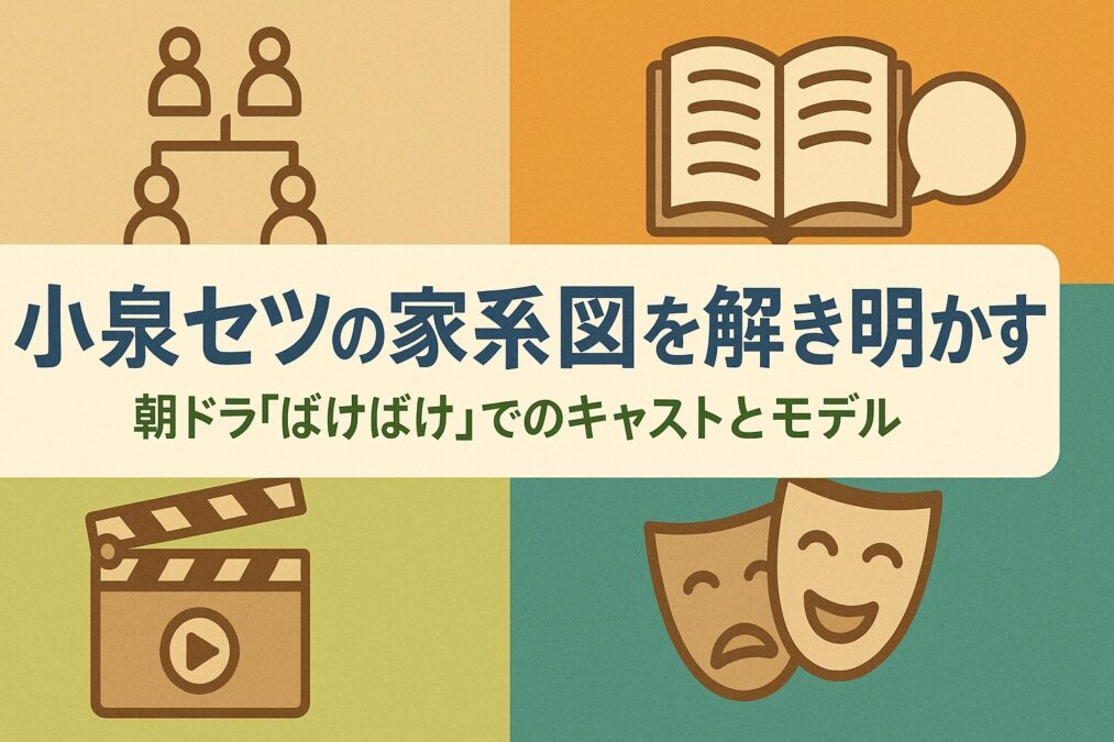 小泉セツの家系図を解き明かす｜朝ドラ『ばけばけ』でのキャストとモデル