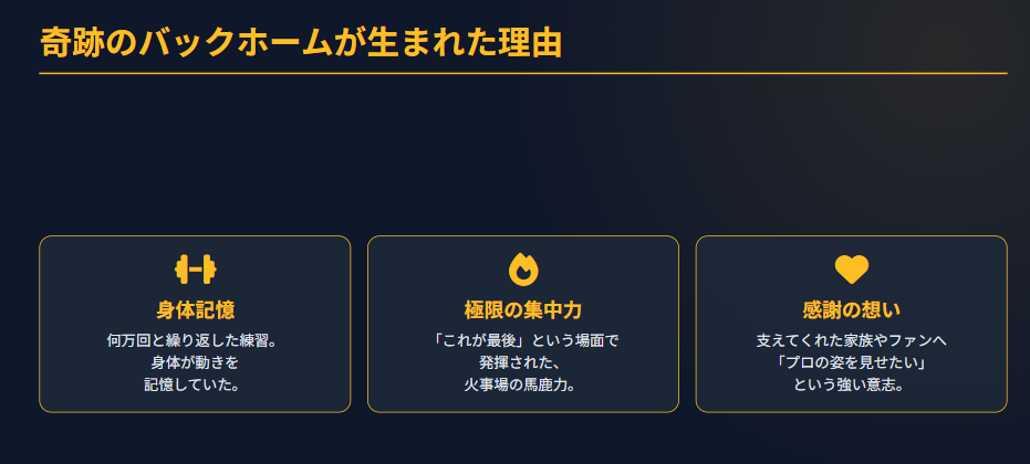 横田慎太郎　奇跡のバックホームが生まれた理由