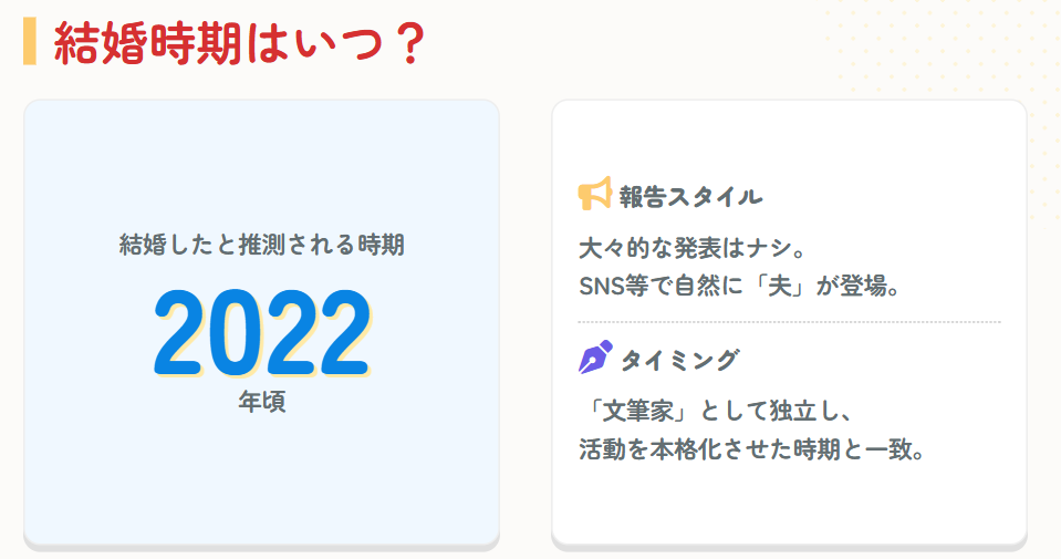 三宅香帆が結婚した時期と報告内容