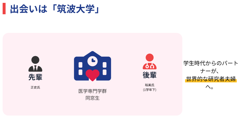 柳沢正史 妻との出会いは筑波大学