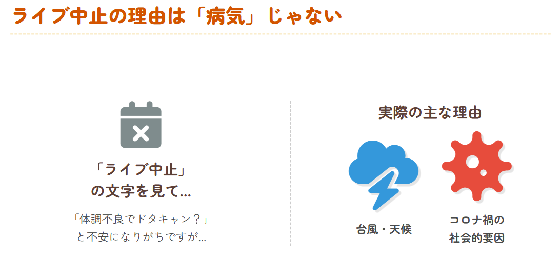 ハンバートハンバート ライブ中止は病気ではなく天候が理由