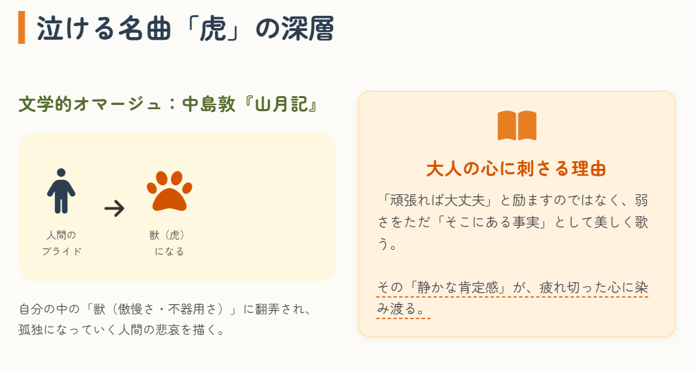 `ハンバートハンバート　虎などの泣ける曲や歌詞の深い解釈