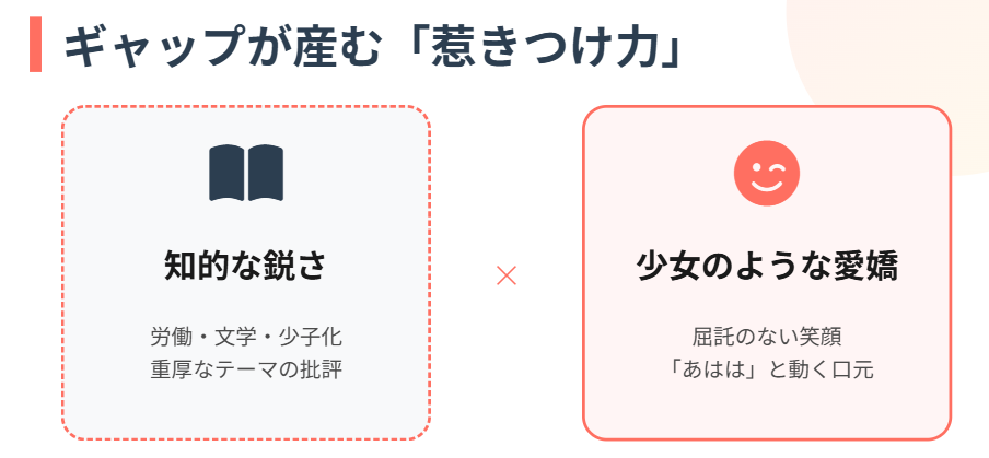三宅香帆　笑顔や話し方がかわいいという声
