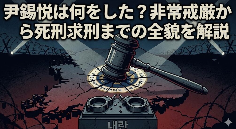 尹錫悦は何をした？非常戒厳から死刑求刑までの全貌を解説