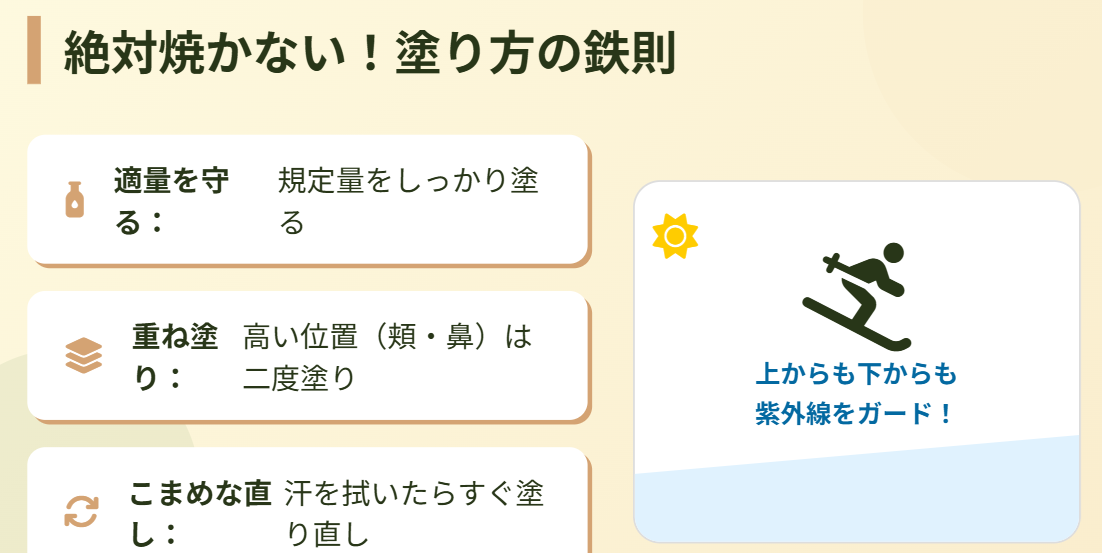 高梨沙羅 崩れない日焼け止めの塗り方