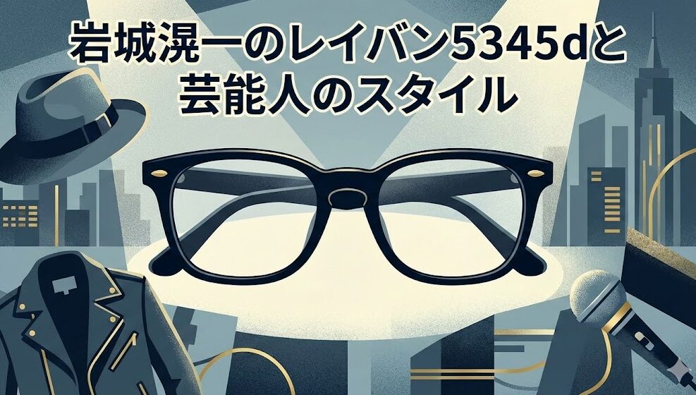 岩城滉一のレイバン5345dと芸能人の着用モデル徹底調査