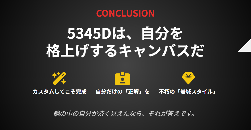 まとめ：岩城滉一のような芸能人になれるレイバン5345d