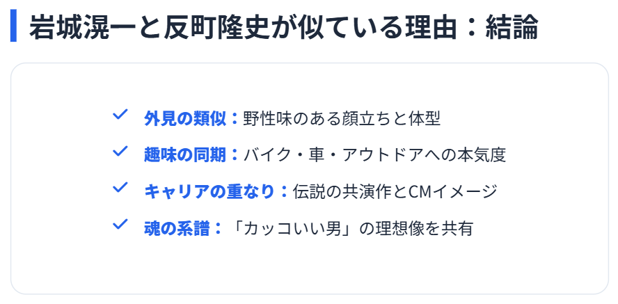 岩城滉一と反町隆史が似てる件のまとめ