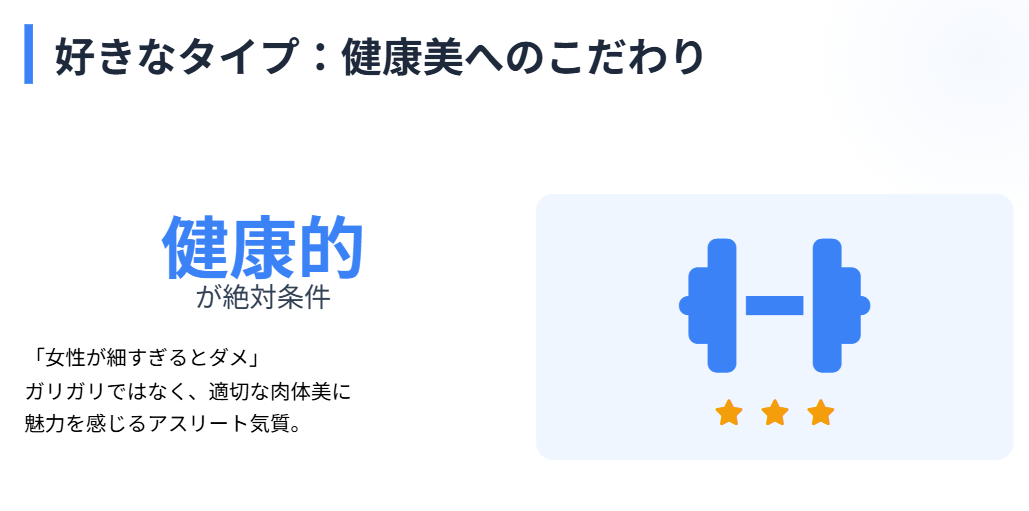 青山フォール勝ち 好きなタイプは健康的な体型の女性