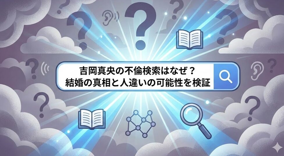 吉岡真央の不倫検索はなぜ？結婚の真相と人違いの可能性を検証