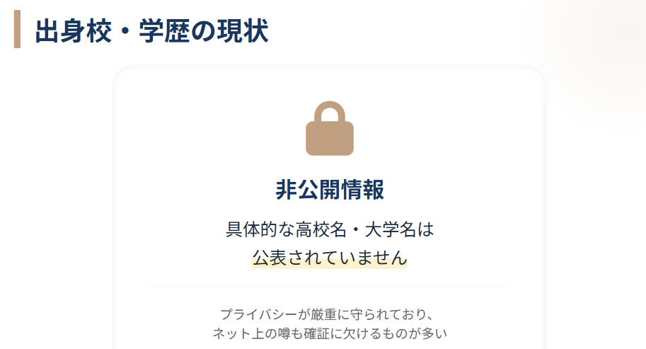 芝田璃子 出身高校や大学などの学歴について