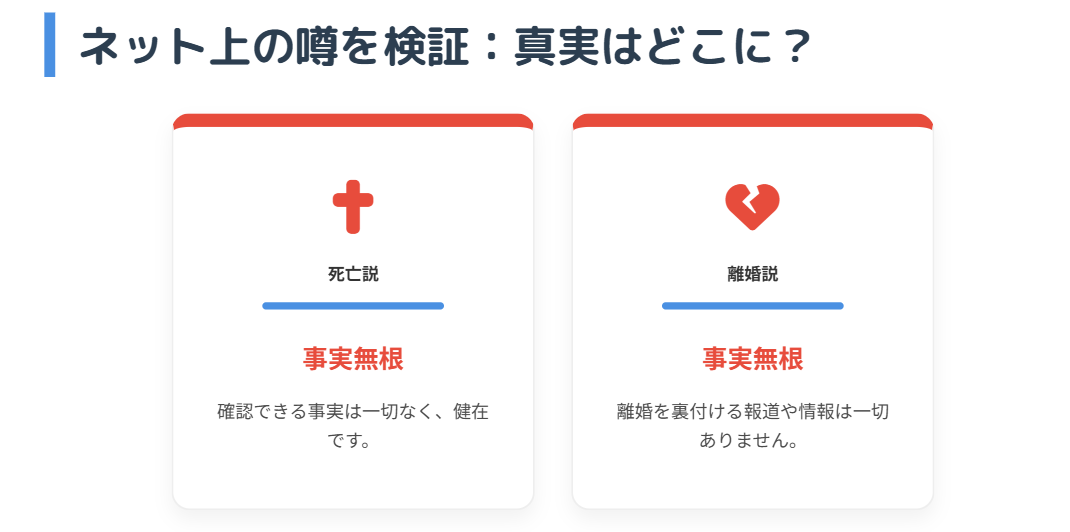 いとうまい子　ネット上で囁かれる様々な噂の真偽
