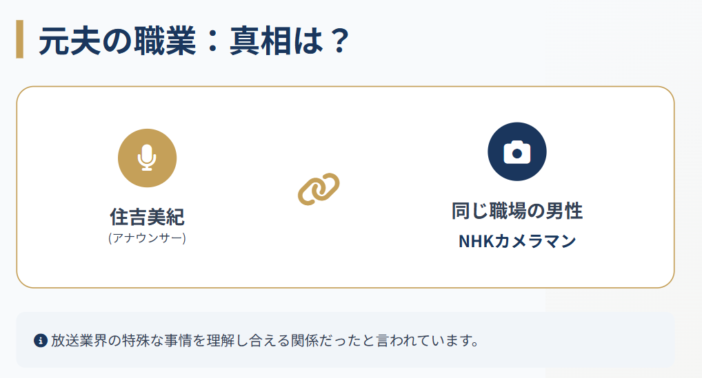 住吉美紀　元夫　相手の職業はカメラマンという噂の真相