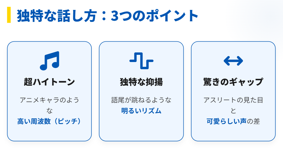 高橋成美の話し方が独特と言われる理由
