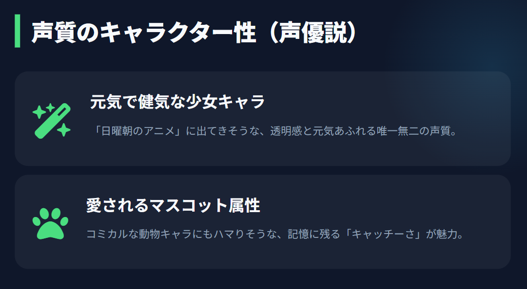 高橋成美は声優に似てる?比較される声質